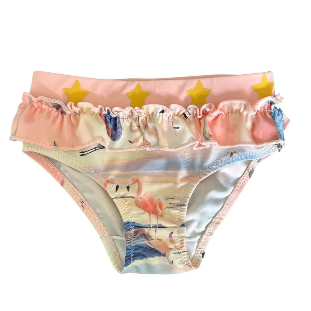 Molo Baby Toddler Girl Pink Bikini Size 18 Months